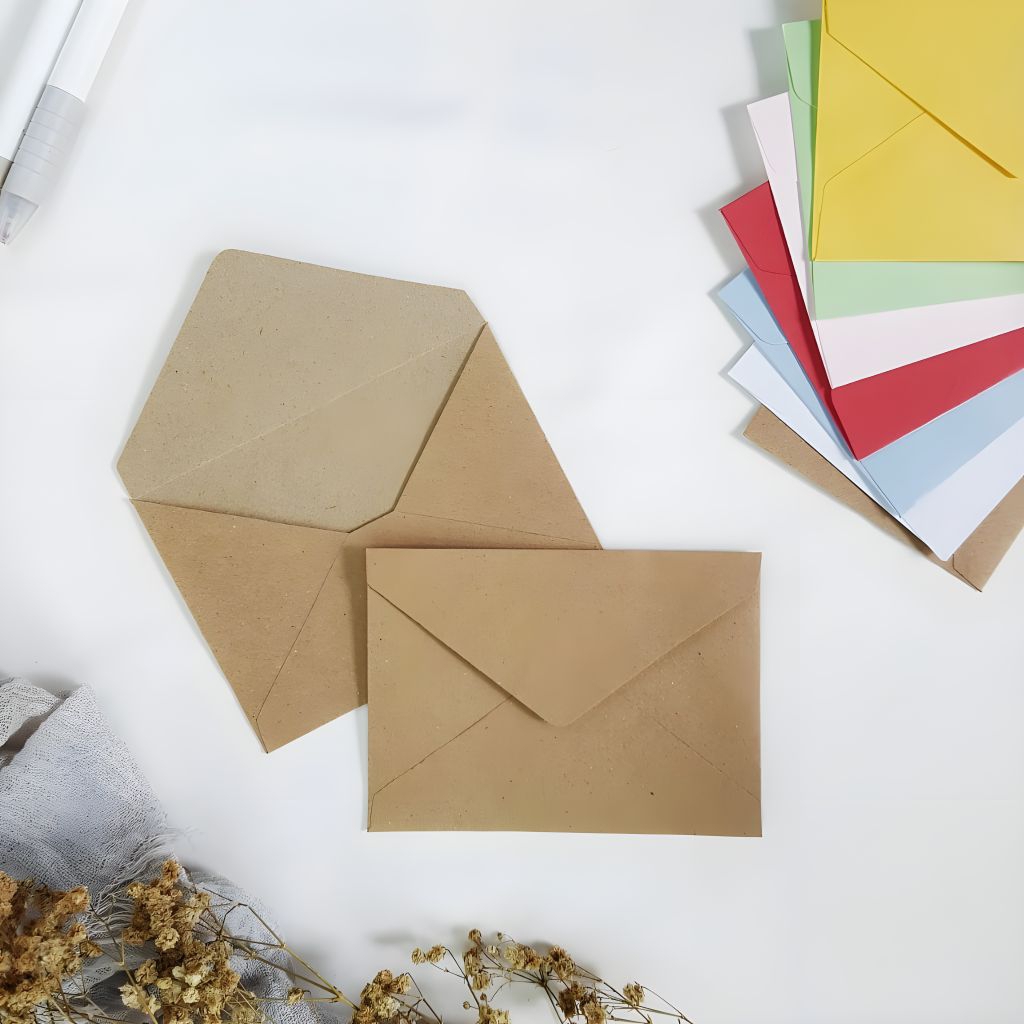 

Amplop kecil A8(6x8 cm) warna coklat Kraf ukuran A8, amplop kecil, Amplop kondangan, amplop weding.