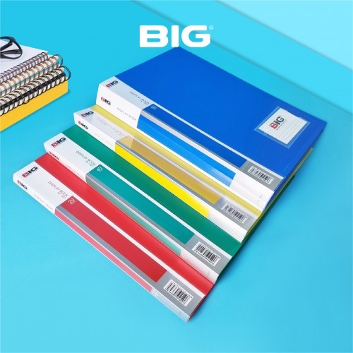 

BIG Clear Holder/ File Dokumen Keeper/ Kantong File F4 Folio Isi 20 Poket + Name Tag CH-801