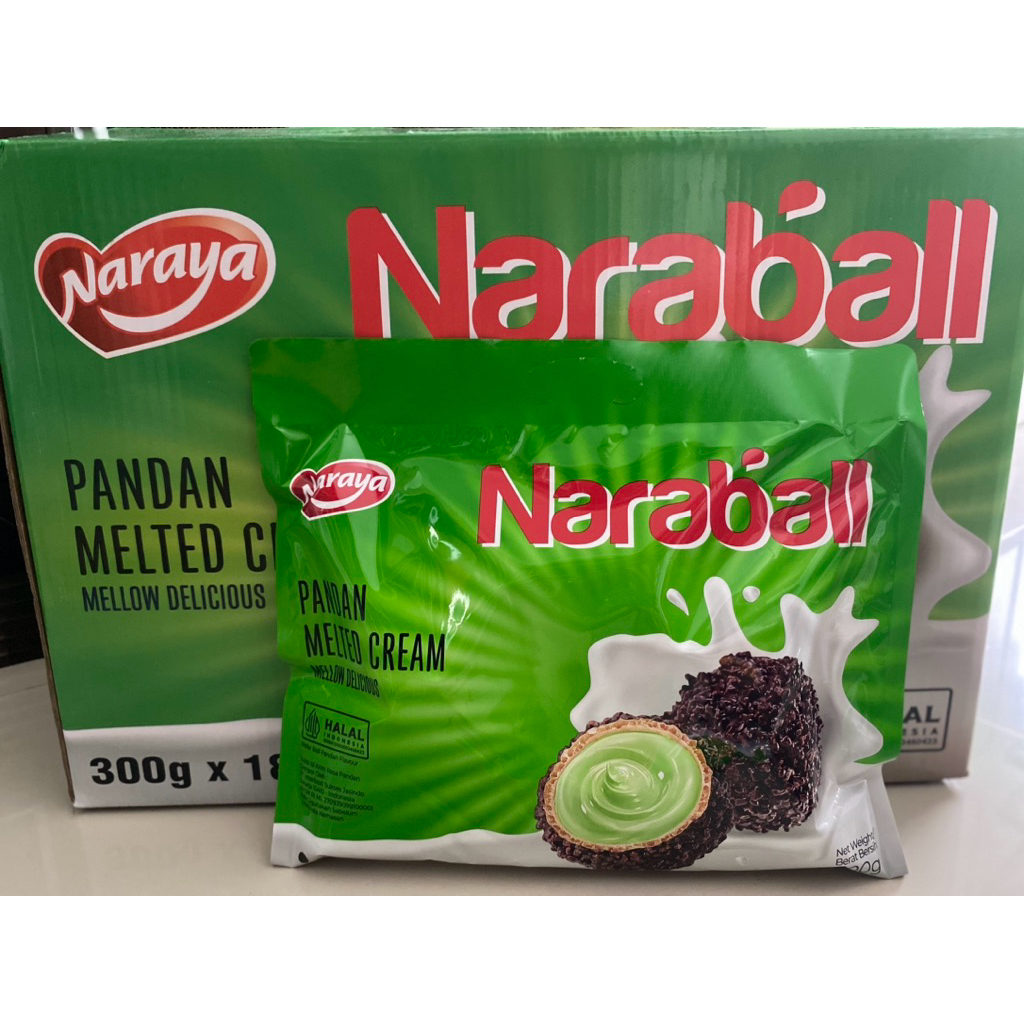 

NARABALL NARAYA BOLA COKELAT PANDAN MELTED CREAM 300GR