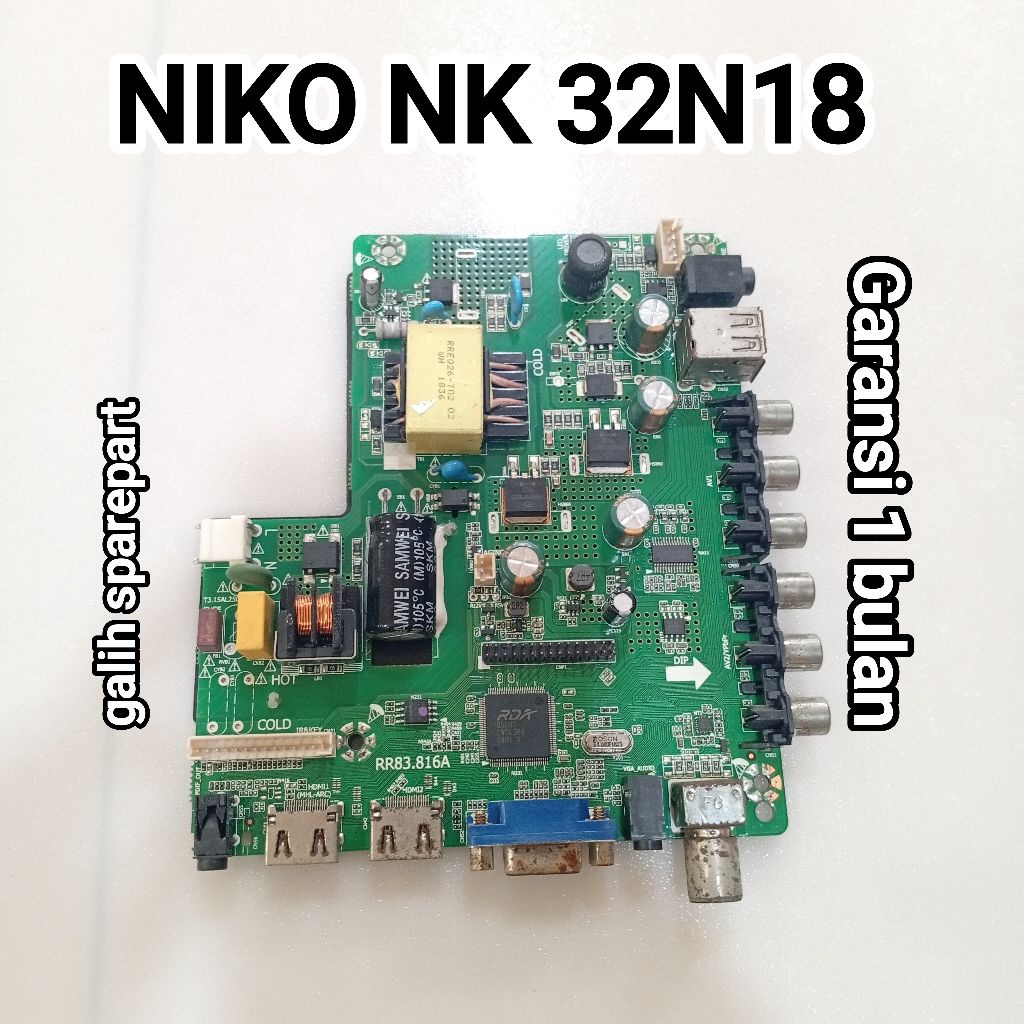 MAINBOARD TV NIKO 32N18 MB - MODUL - MOBO - MOTHERBOARD TV NIKO