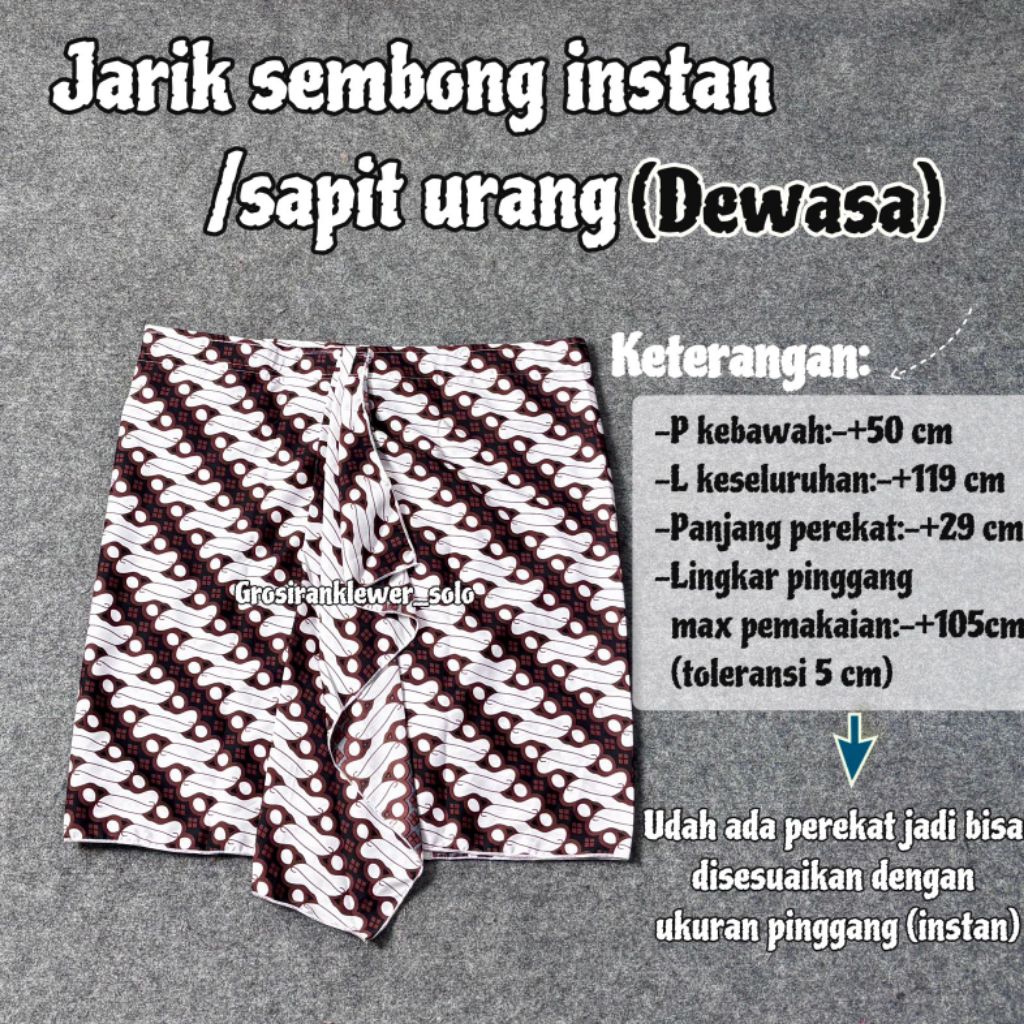 SAPIT URANG/JARIK SEMBONG INSTAN