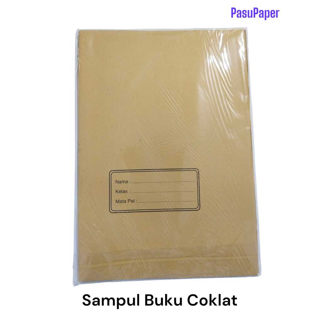 

Sampul Buku Coklat Ukuran Kwarto isi 20 Lembar - Harga Murah