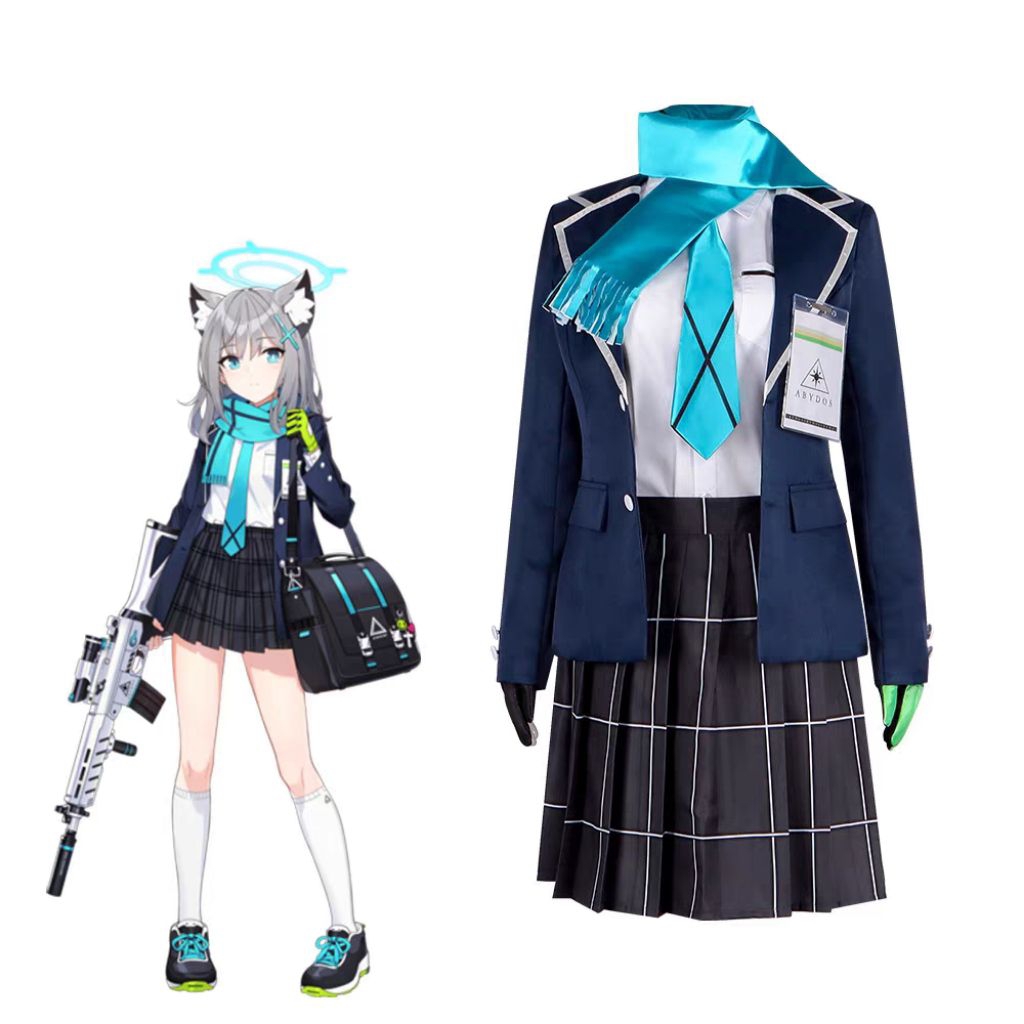 shiroko costum cosplay