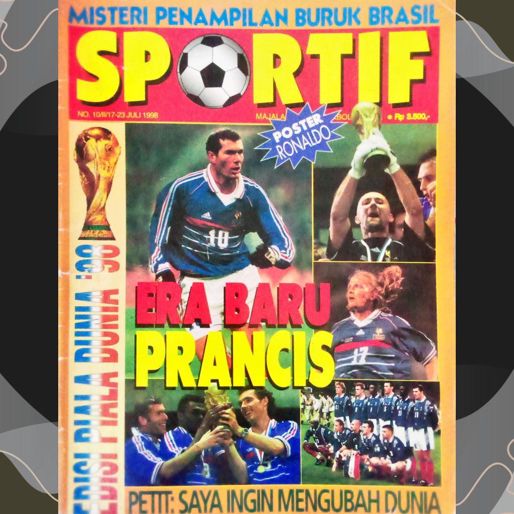 Majalah Sportif Edisi Era Baru Prancis '98 1998