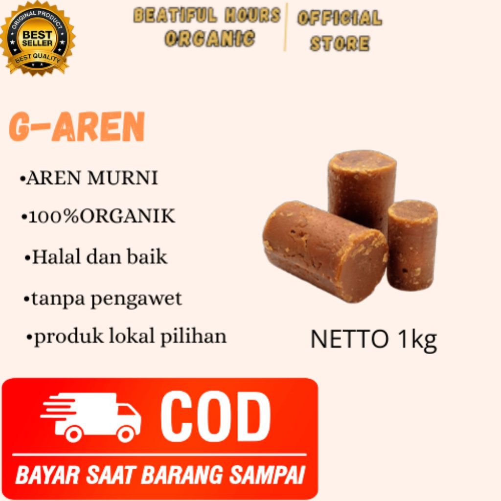 

1KG Gula Aren Murni/Gula Aren Organik (ARENGA)