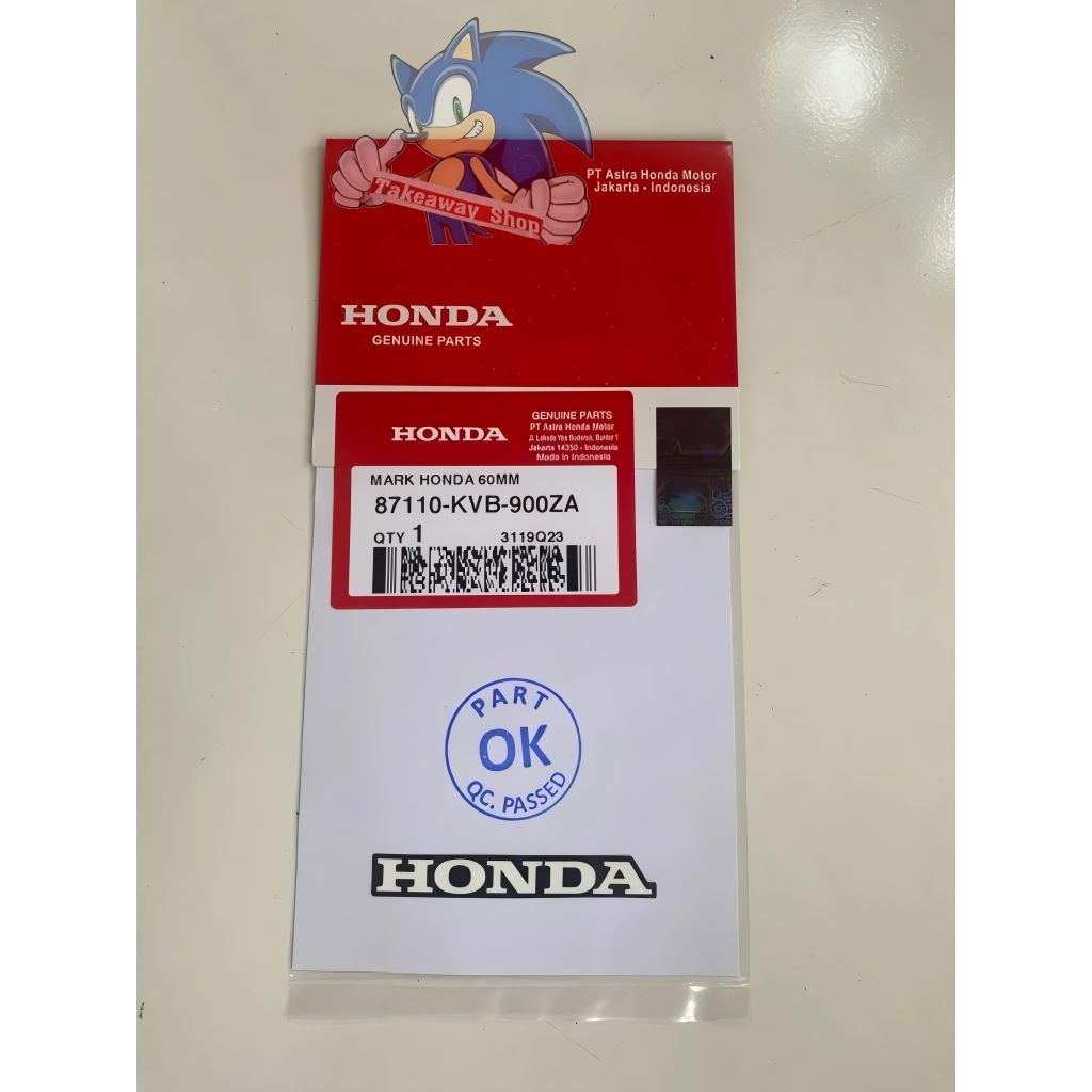 logo honda sticker honda original