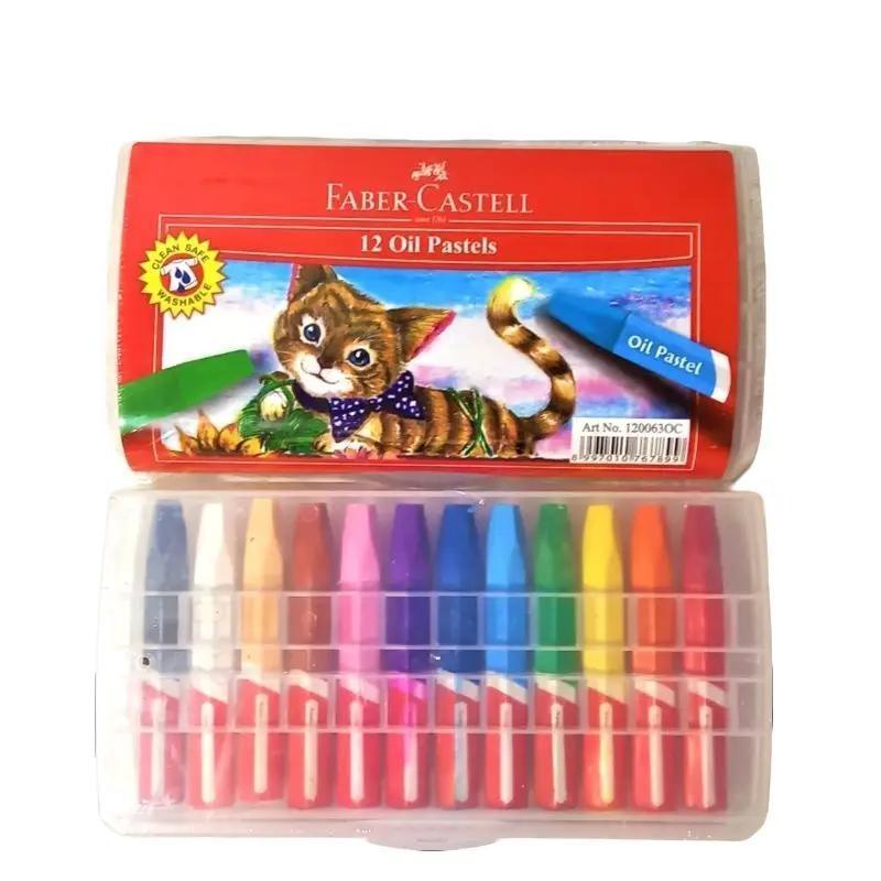 

Crayon 12 warna Faber Castell / Oil pastell 12 warna Faber Castell