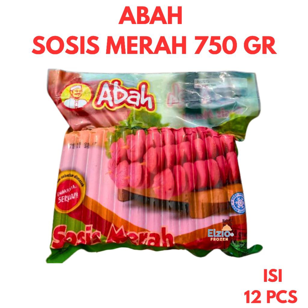 

Sosis Merah 500gr ABAH - Sosis Frozen Food | Sosi Merah Halal Siap Masak