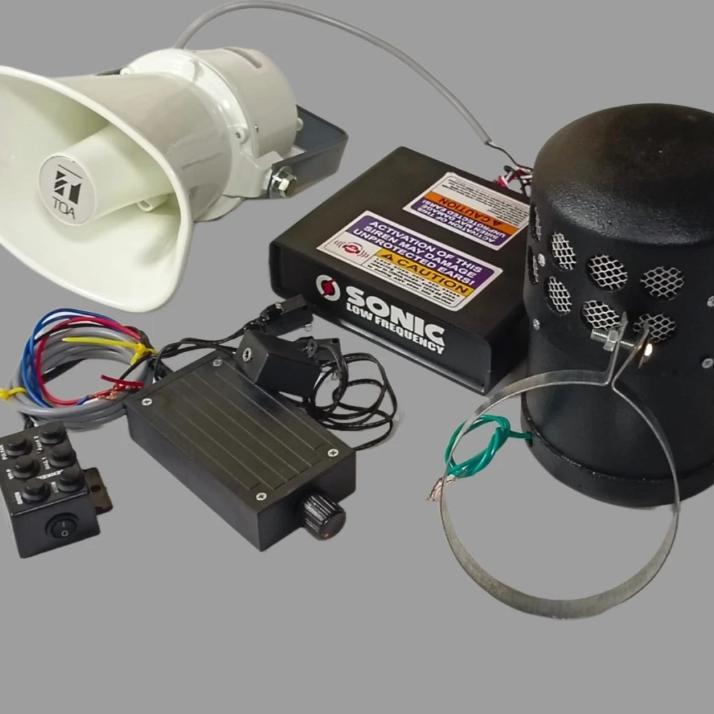 modul low frequency 100 Watt dengan modul toa sirene senken motor dan mobil