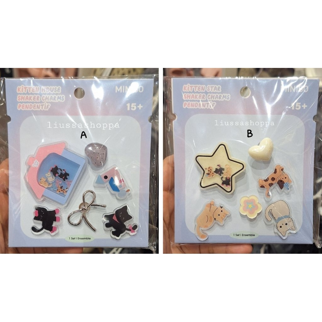 Jibbitz Charms Miniso - Kitten Shaker Charms