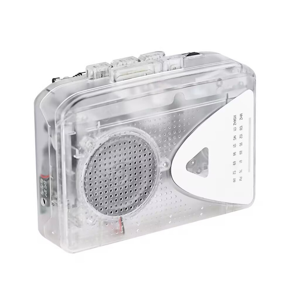 Walkman Radio With Internal Speaker Transparan Bening