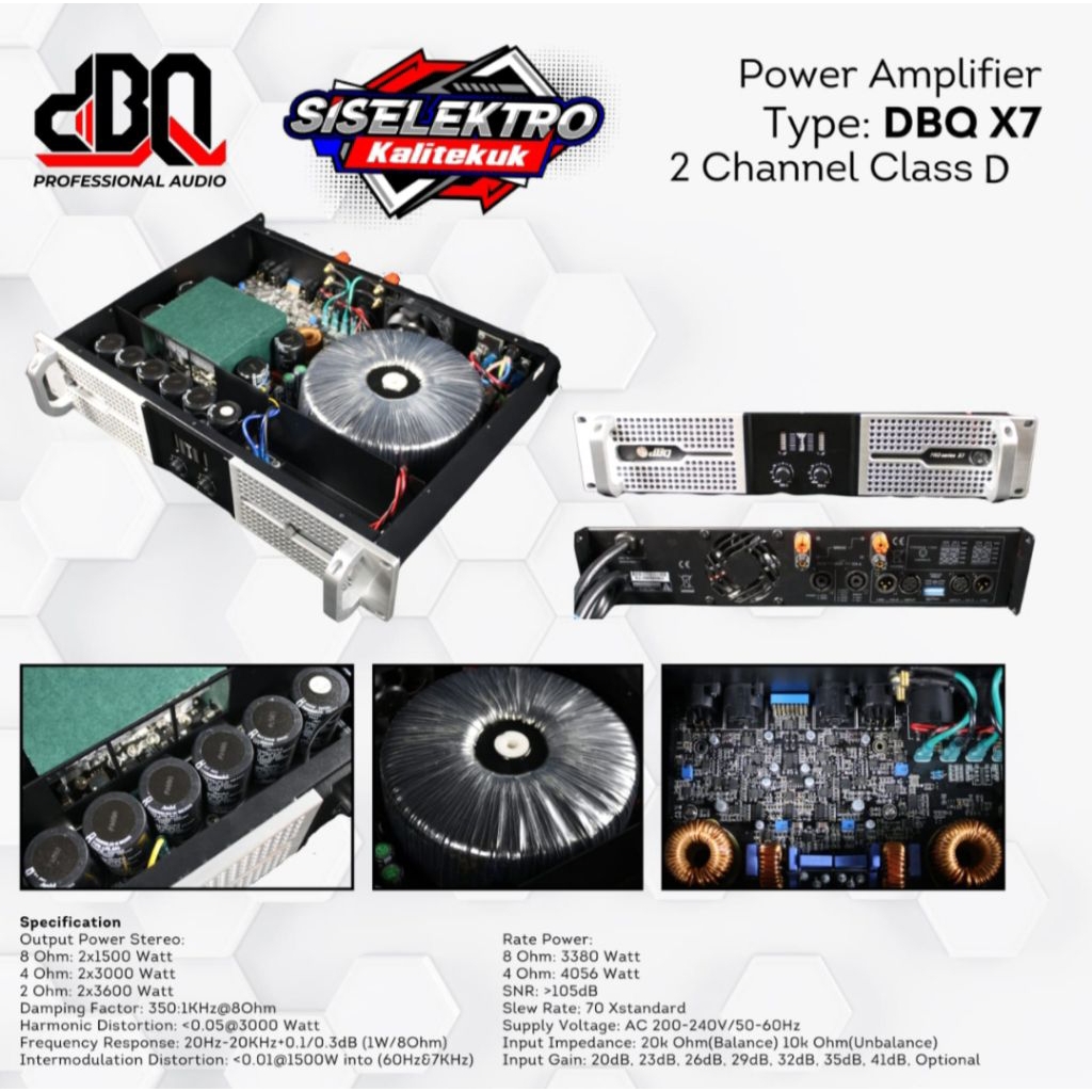 power amplifier dbq x7 power class d dbq x7