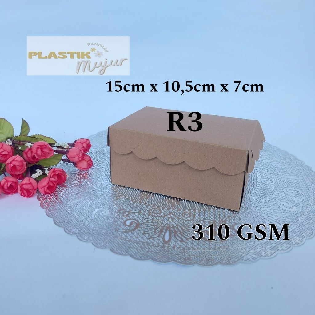 

Dus kue R3 kraft / Dus Jajan