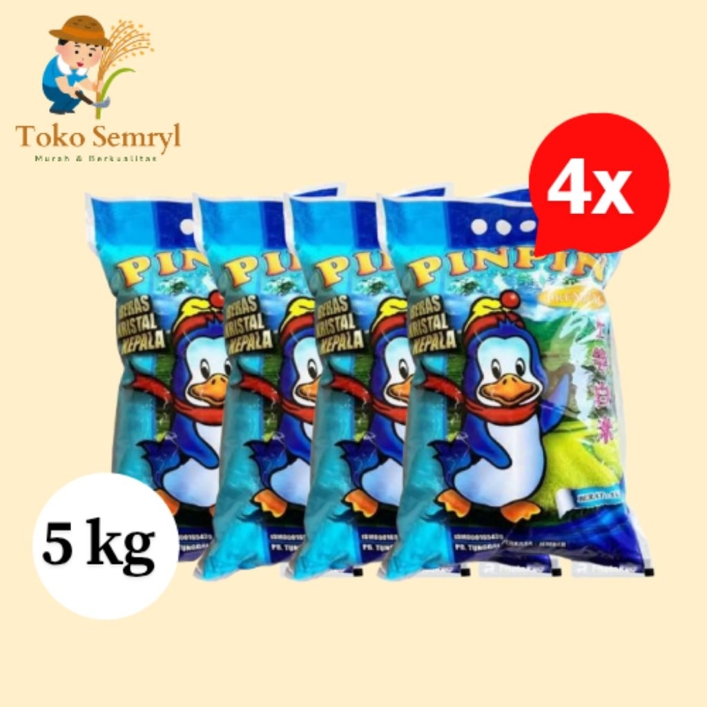 

PAKET HEMAT BERAS PINPIN 5KG ISI 4 SAK BERAS PIN PIN