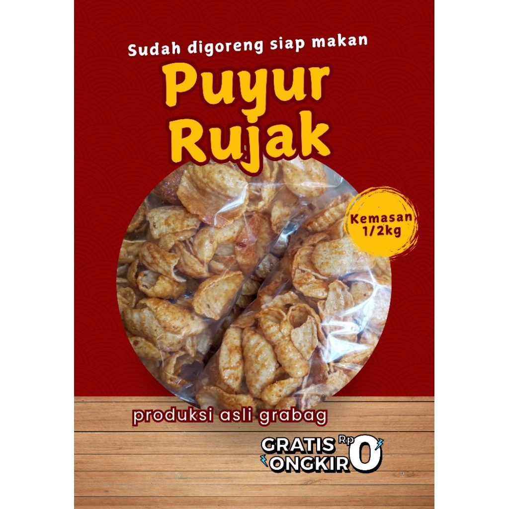 

Puyur Rujak Siap Makan Kemasan 1/2kg