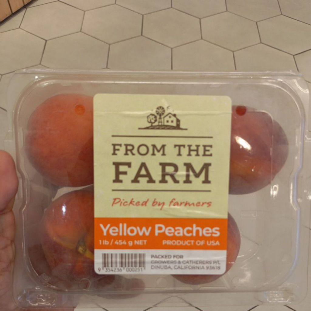 

Peach Yello USA Fresh 450gr Buah Segar