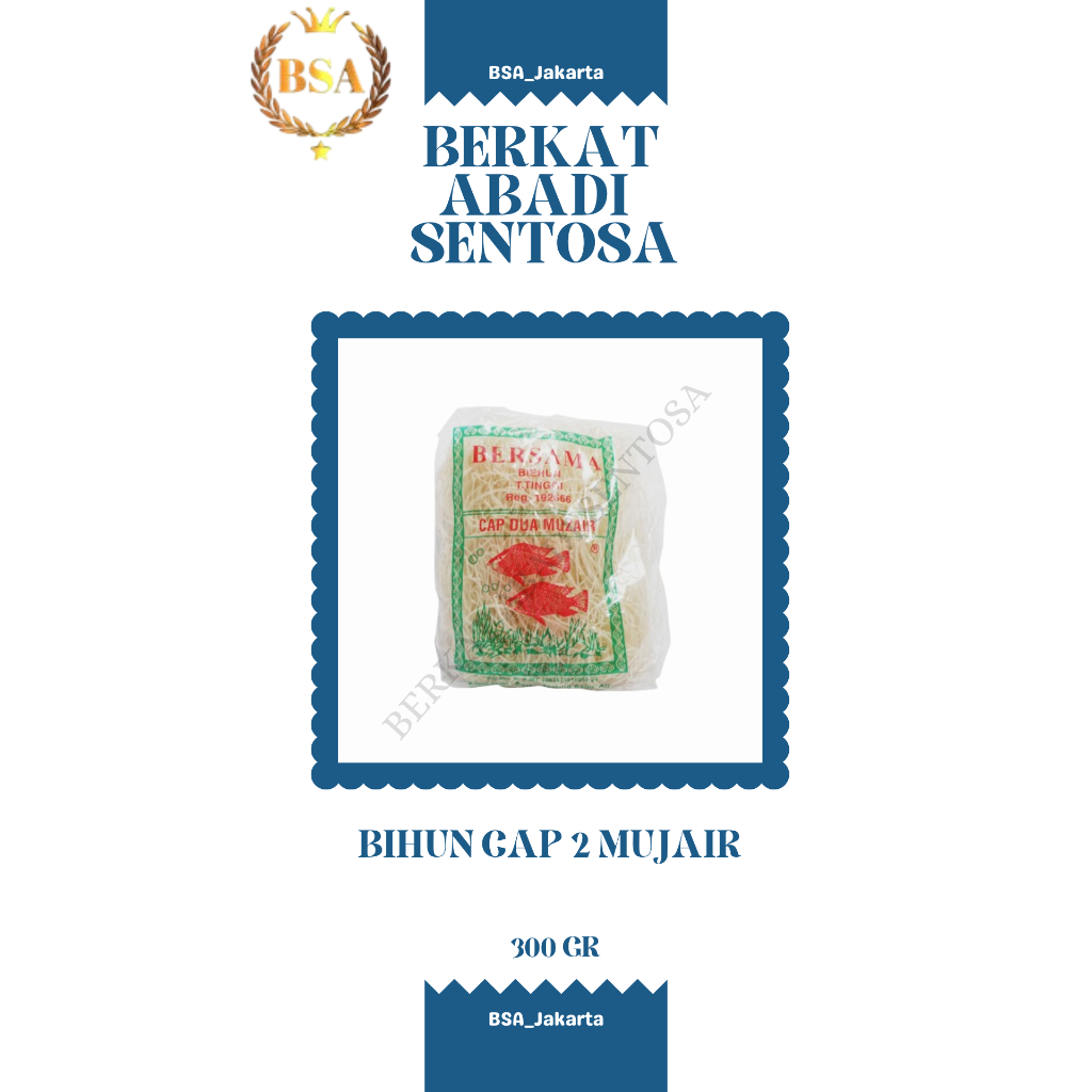 

BIHUN CAP 2 MUJAIR (300 GR)