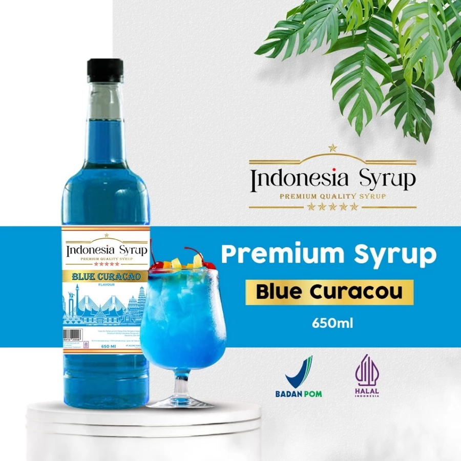 

Indonesia Sirup Blue Curacao Halal Premium