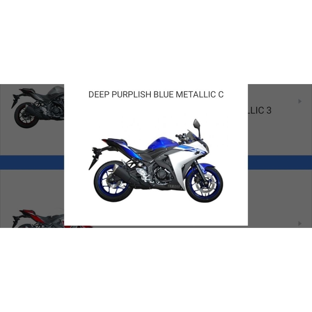 PESENAN YAMAHA R25 FULL SET BODY HALUS ASLI ORIGINAL YAMAHA