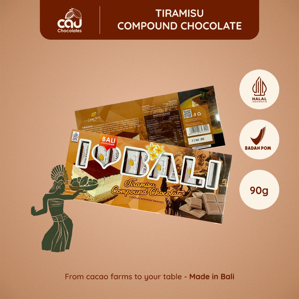 

Cocoa Land - Compound I Love Bali Tiramisu - 90 gr
