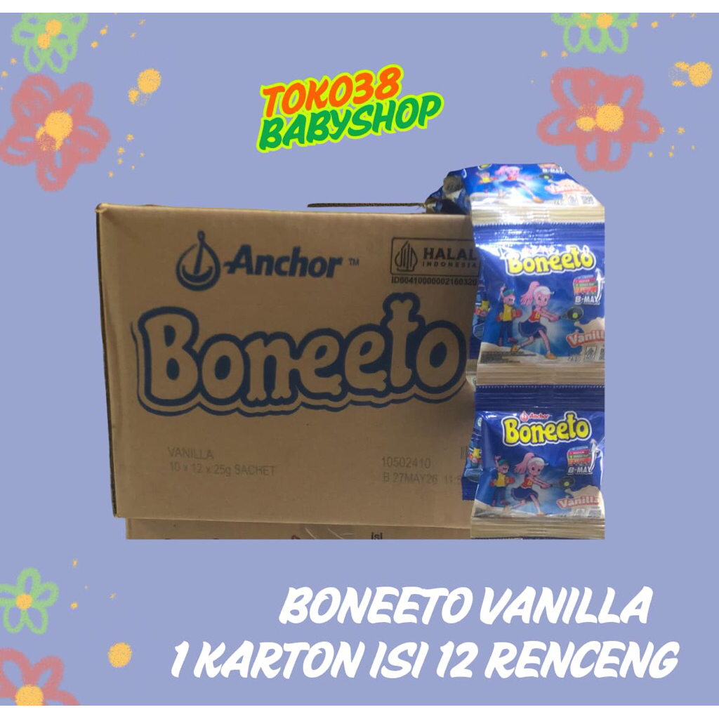 

{SATUKARTON} BONEETO VANILLA / COKLAT ISI 12 RENCENG