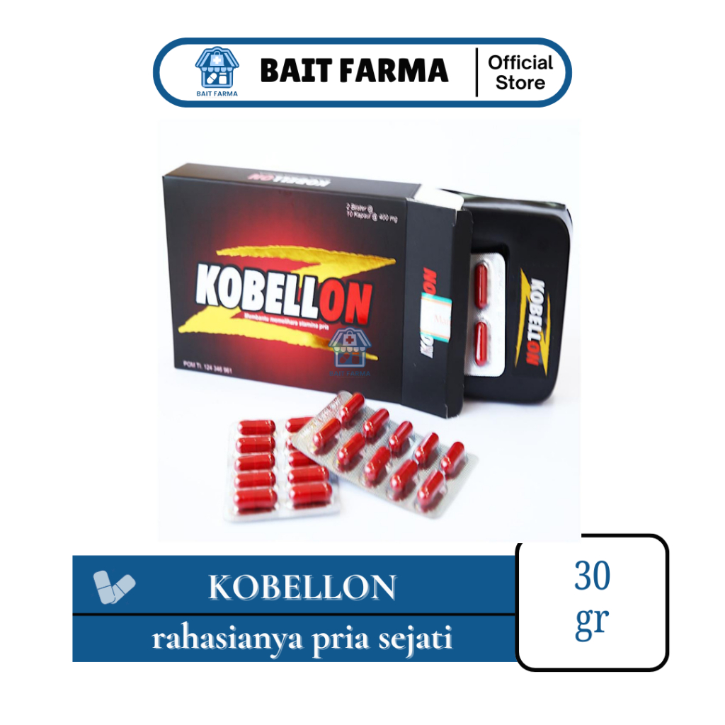 KOBELLON 20 KAPSUL MEMBANTU MEMELIHARA STAMINA PRIA MARION SAM kobelon