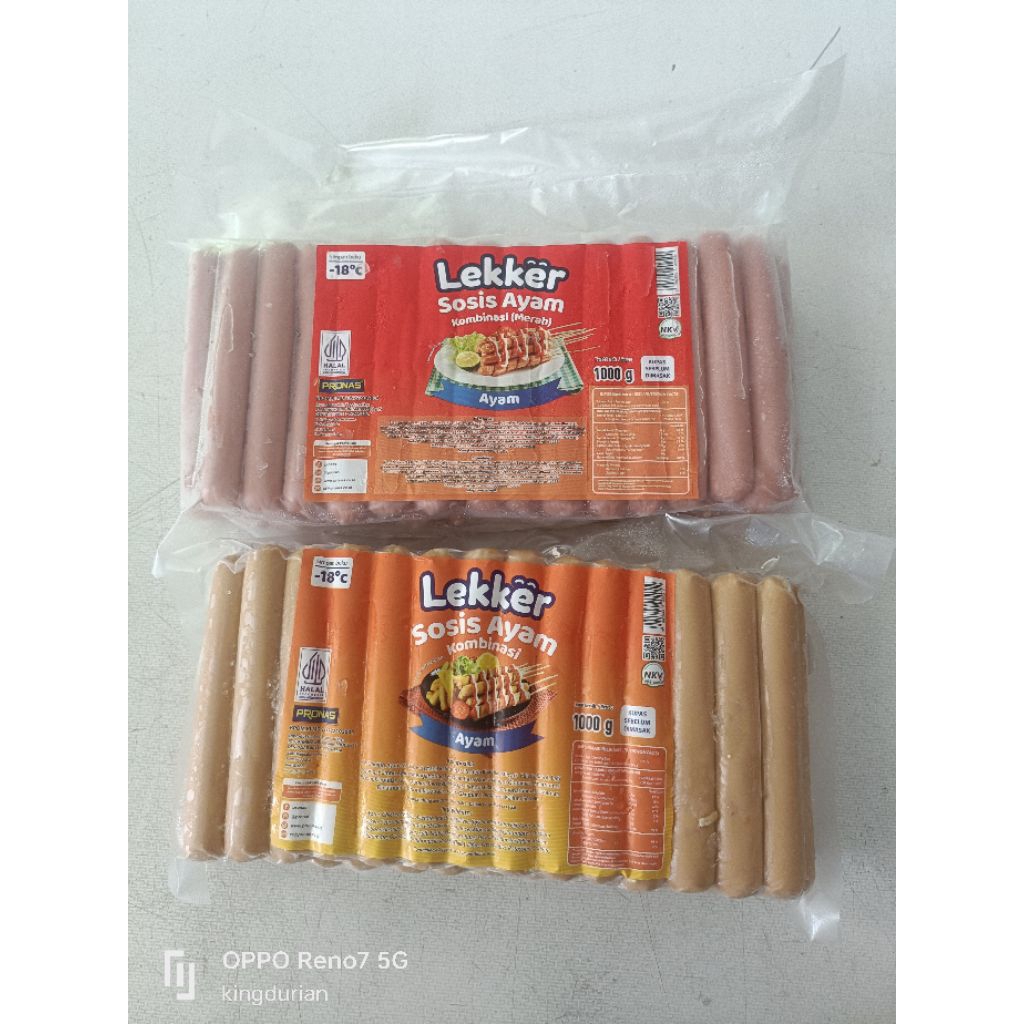 

Sosis Ayam Lekker 1kg