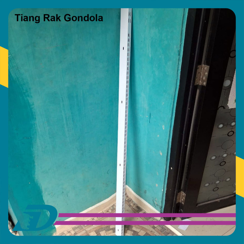 Tiang Rak Toko - Tiang Tanpa Kaki - Tiang Gondola Supermarket -  Hanya Tiang