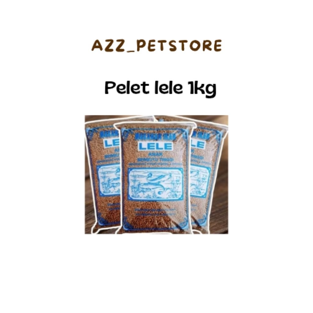 pelet lele 1kg | Makanan lele | pakan ikan |