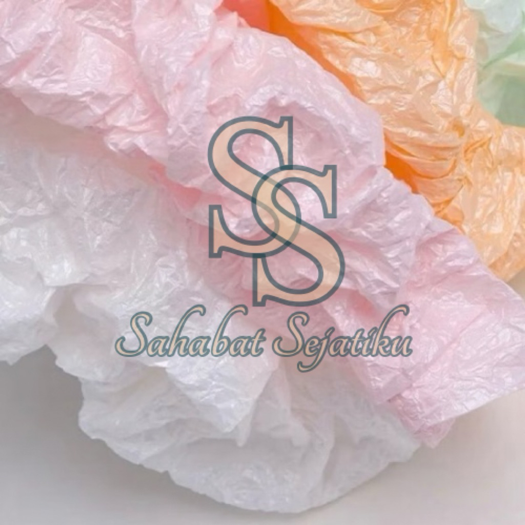 

[20 LEMBAR]Cellophane PEARL Florist Kertas Kado - Flower Wrapping Paper / Kertas Buket Mutiara