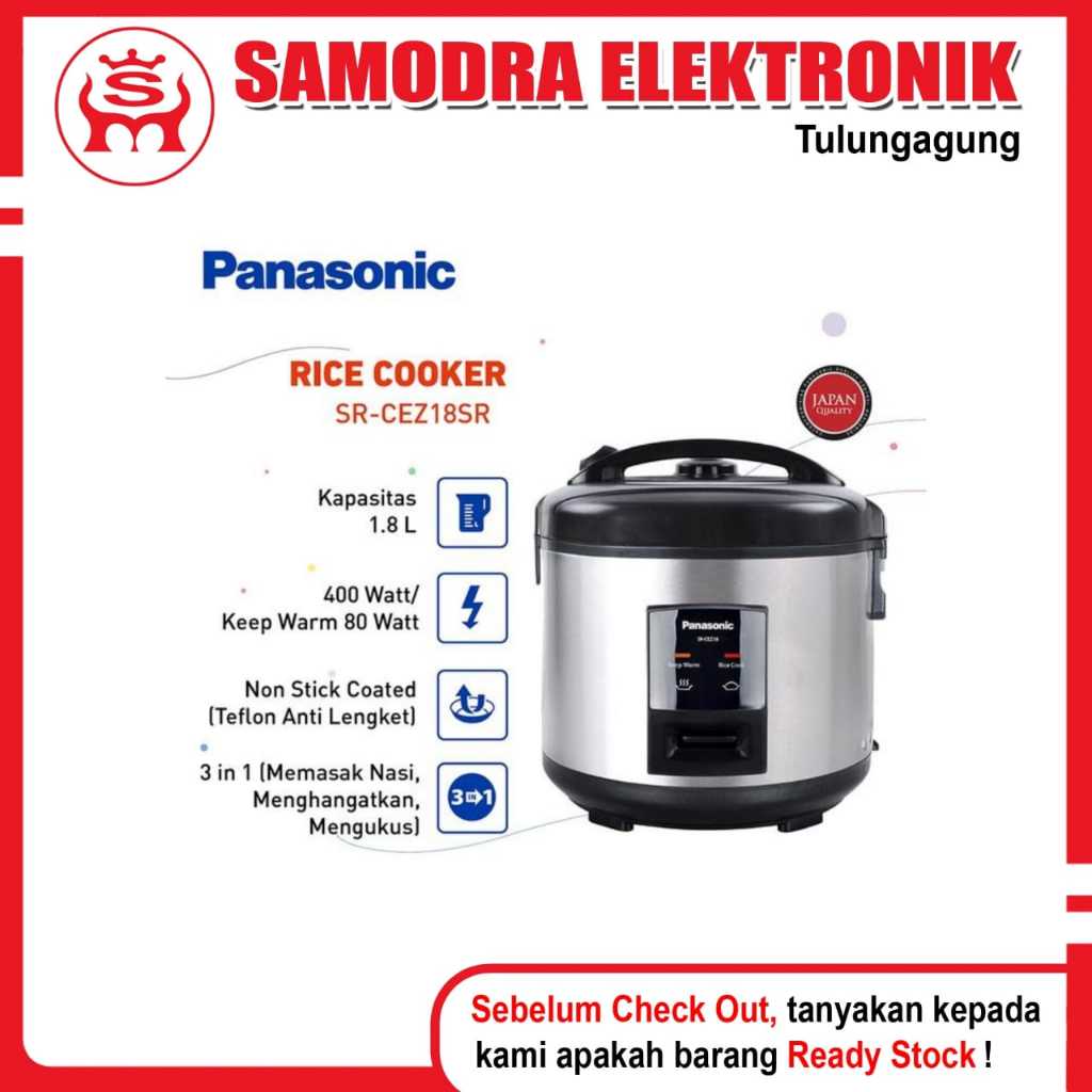 MAGIC COM PANASONIC SCREZ-18SR