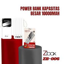 POWER BANK ZBOX ZB-006 / ZB-005 / ZB-004 – LEBIH KUAT, LEBIH STYLISH, LEBIH BISA DIANDALKAN