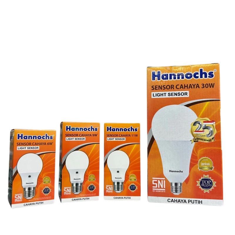 Lampu LED HANNOCHS Sensor Cahaya