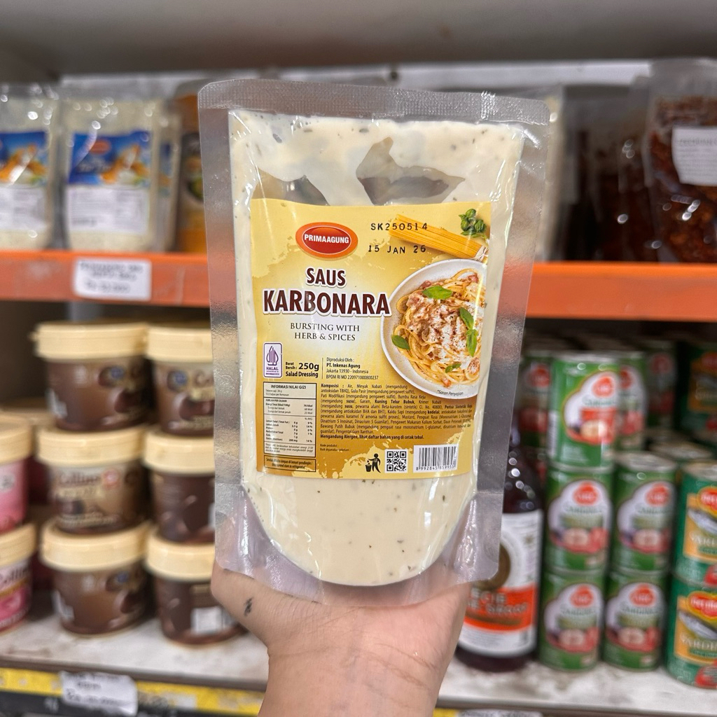 

PRIMAAGUNG saus karbonara 250g