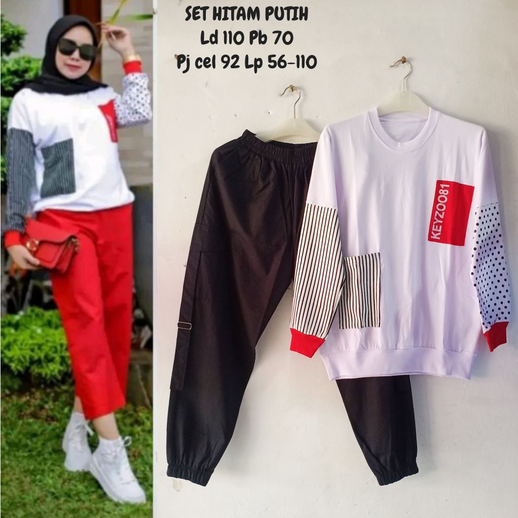 Setelan Stilan 17An Tema Kmerdekan Baju Senam Indonesia Bju Baju Agustusan Setcelan Wanita Zumba Kar