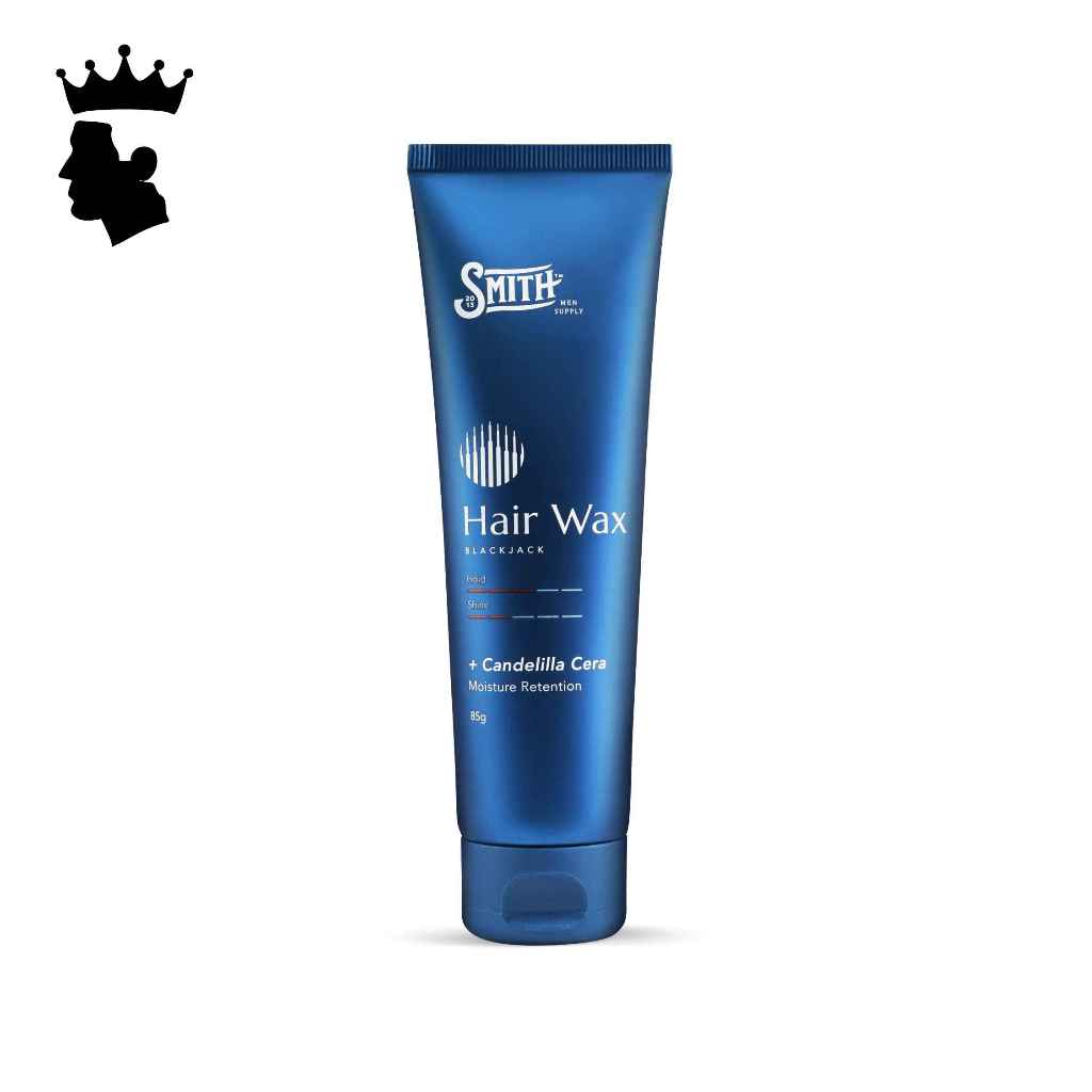 SMITH - Blackjack Wax Stick Rambut Pria 85gr | Hair Wax Styling | Pomade Clay Look | Minyak Rambut u