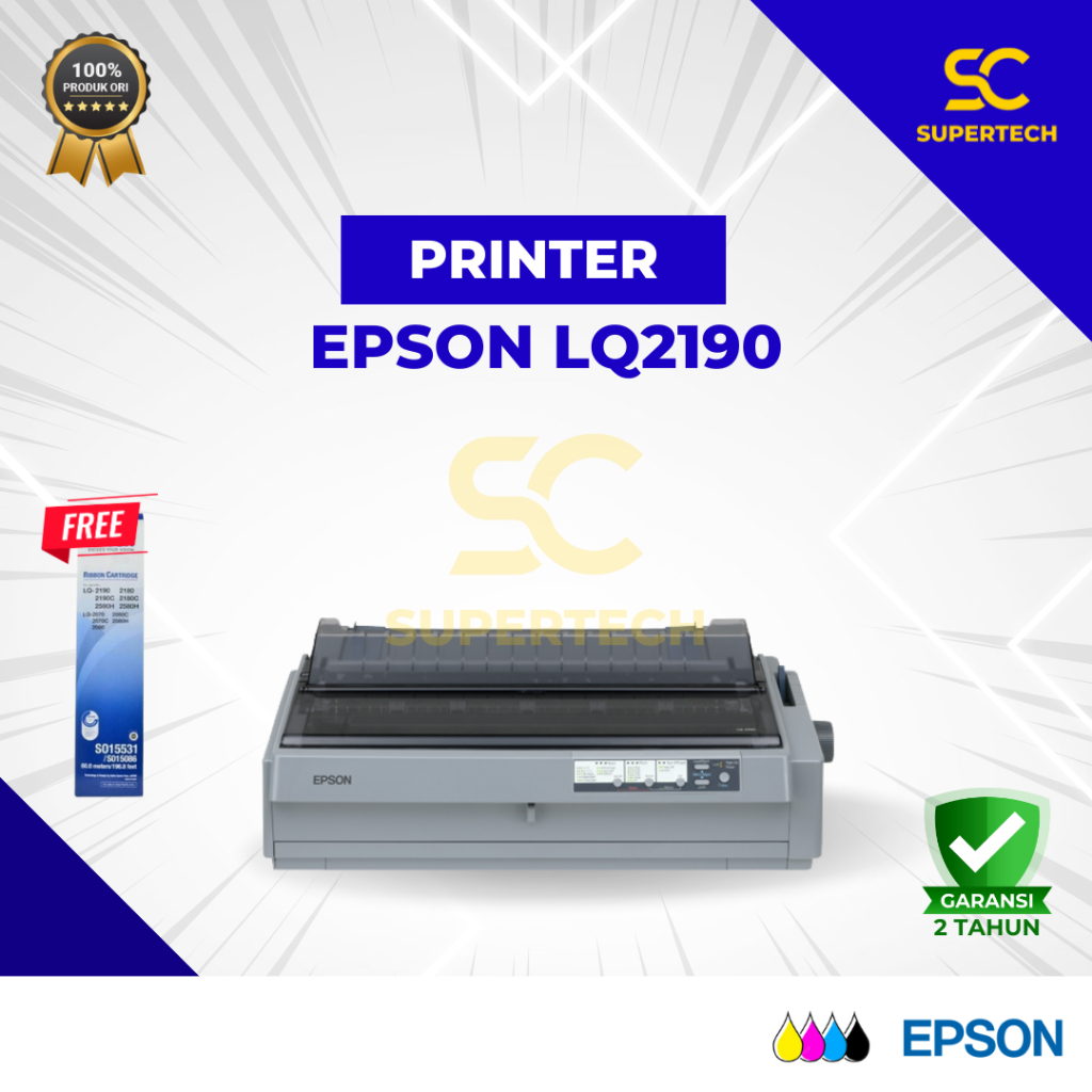 Printer Epson Dot Matrix LQ-2190 LQ2190
