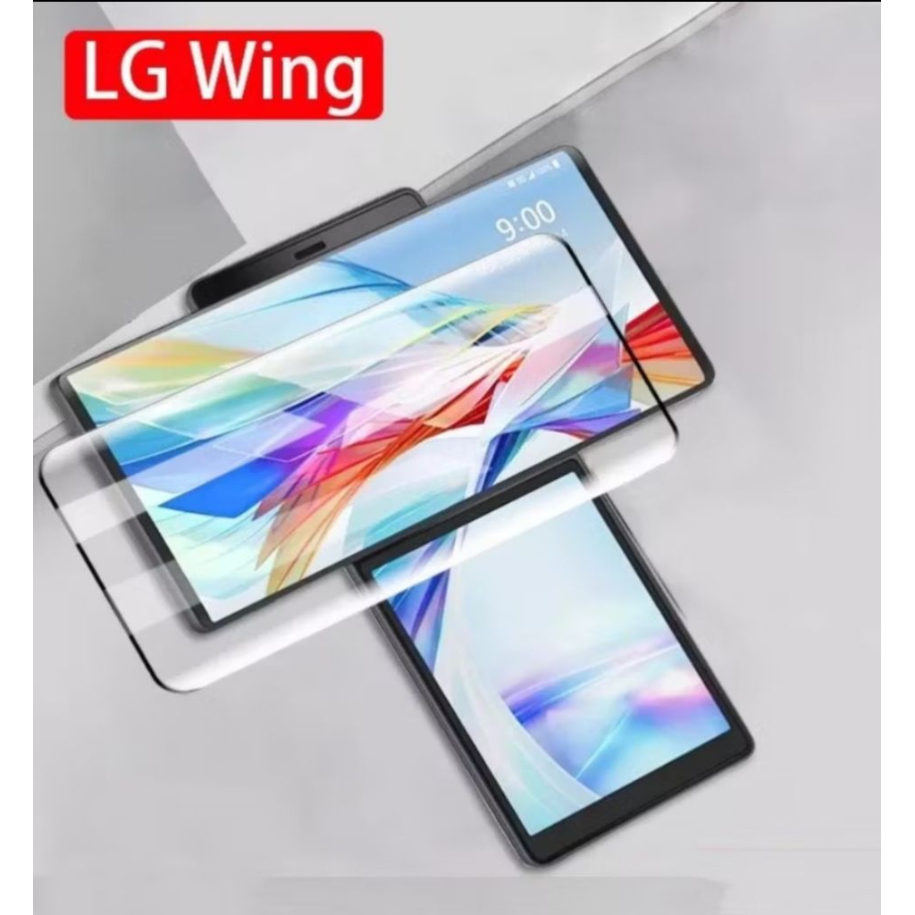 Tempered Glass 3D Curved LG Velvet /LG Wing 5G Full Cover Screen Protector