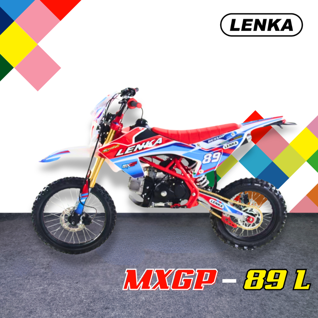 Mini Trail Tipe MXGP 89L Transmisi Manual Kopling 4tak