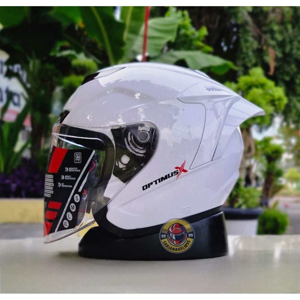 R six optimus terbaru helm pria wanita dewasa keren sni cod