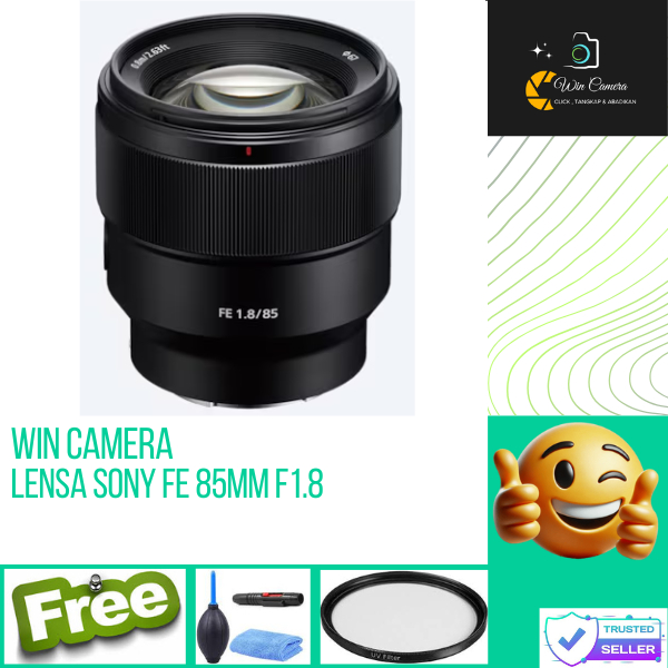 Lensa Sony FE 85mm f1.8 / Lensa Kamera Sony / Lensa Camera Sony / Lens Kamera Sony / Lens Camera Son