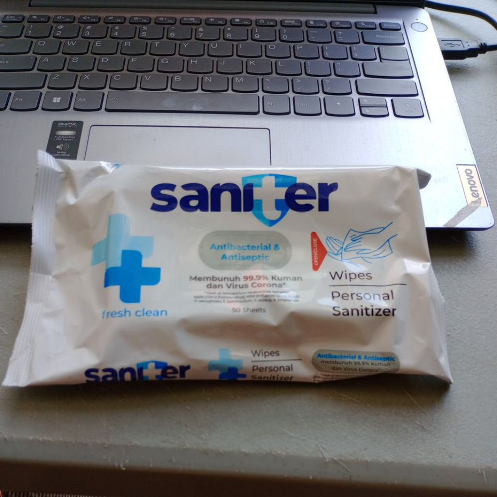 Saniter personal wipes sanitizer wet tissue 50'S