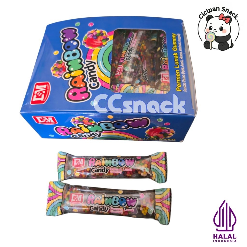 

DSM BOLA RAINBOW CANDY BOX ISI 30