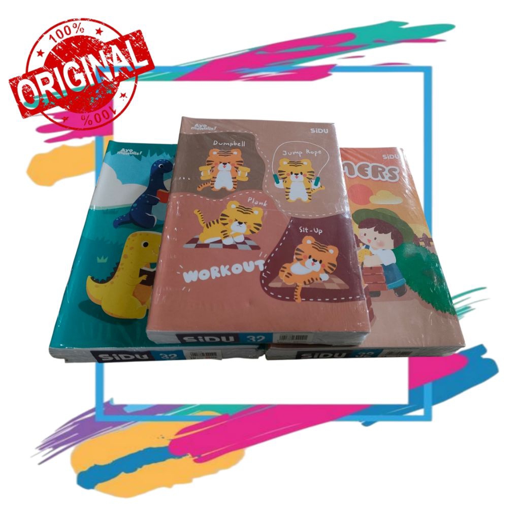 

Buku Tulis Sidu 32 Lembar Per Pack 10 Pcs