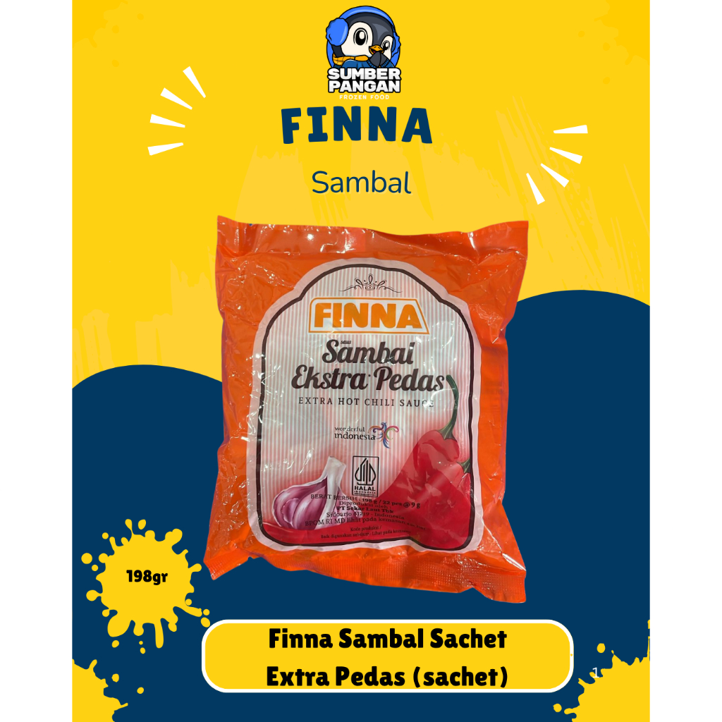 

Finna Sambal Extra Pedas Sachet 198gr