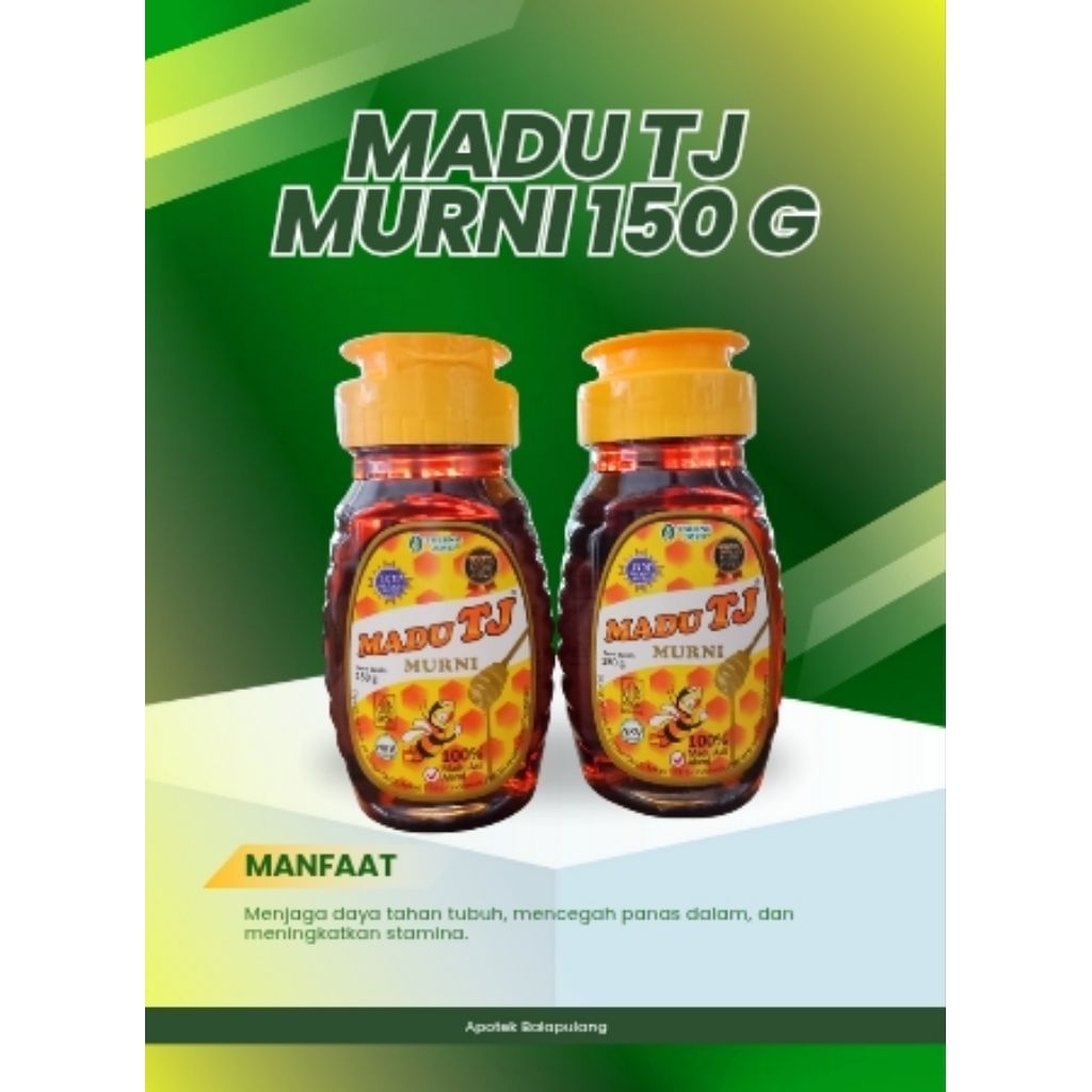 

MADU TJ Murni @150g @250g @500g/botol