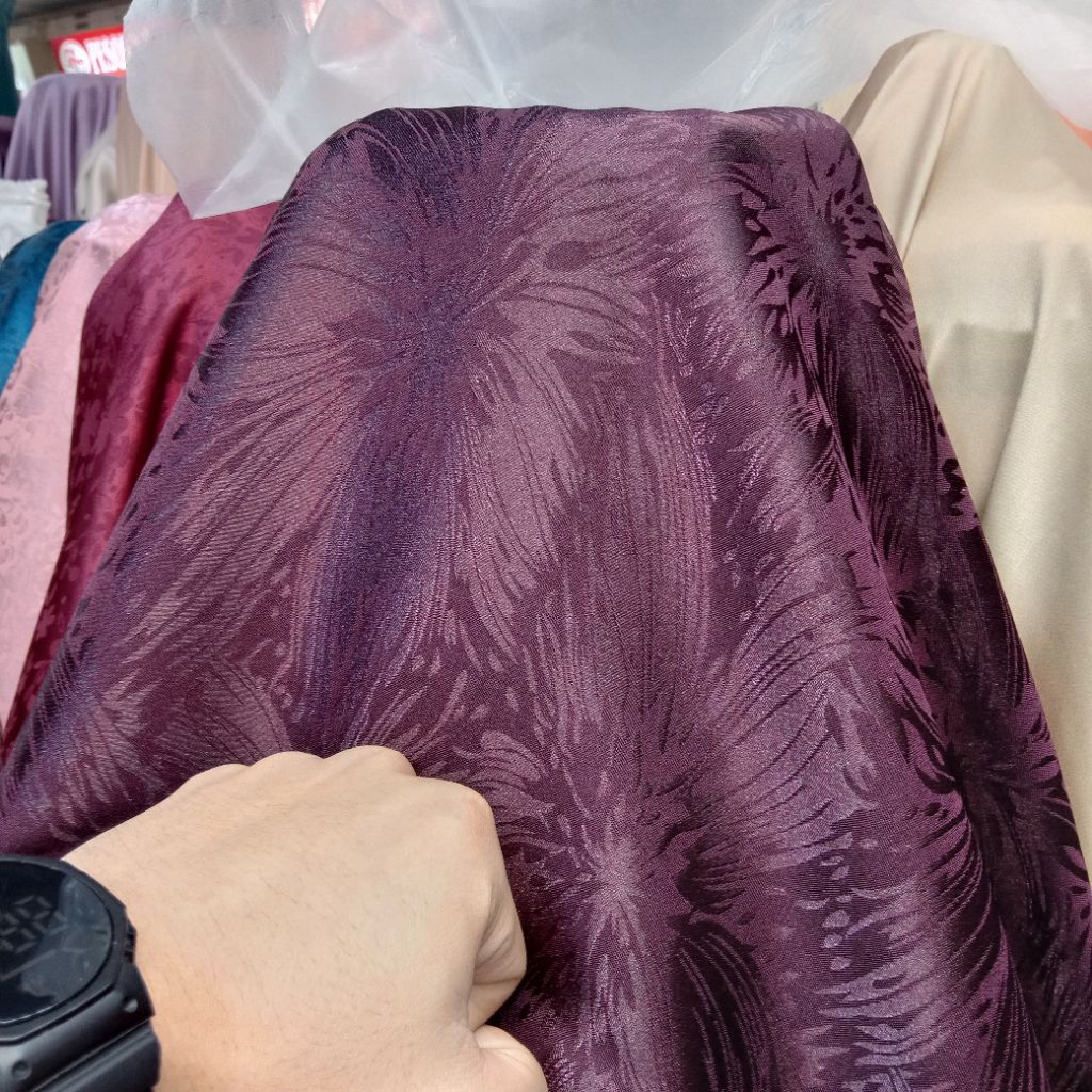 Kain Jaguar Armani Silk Motif Premium || Bahan Dress, Atasan, Kemeja, Bakal Wanita