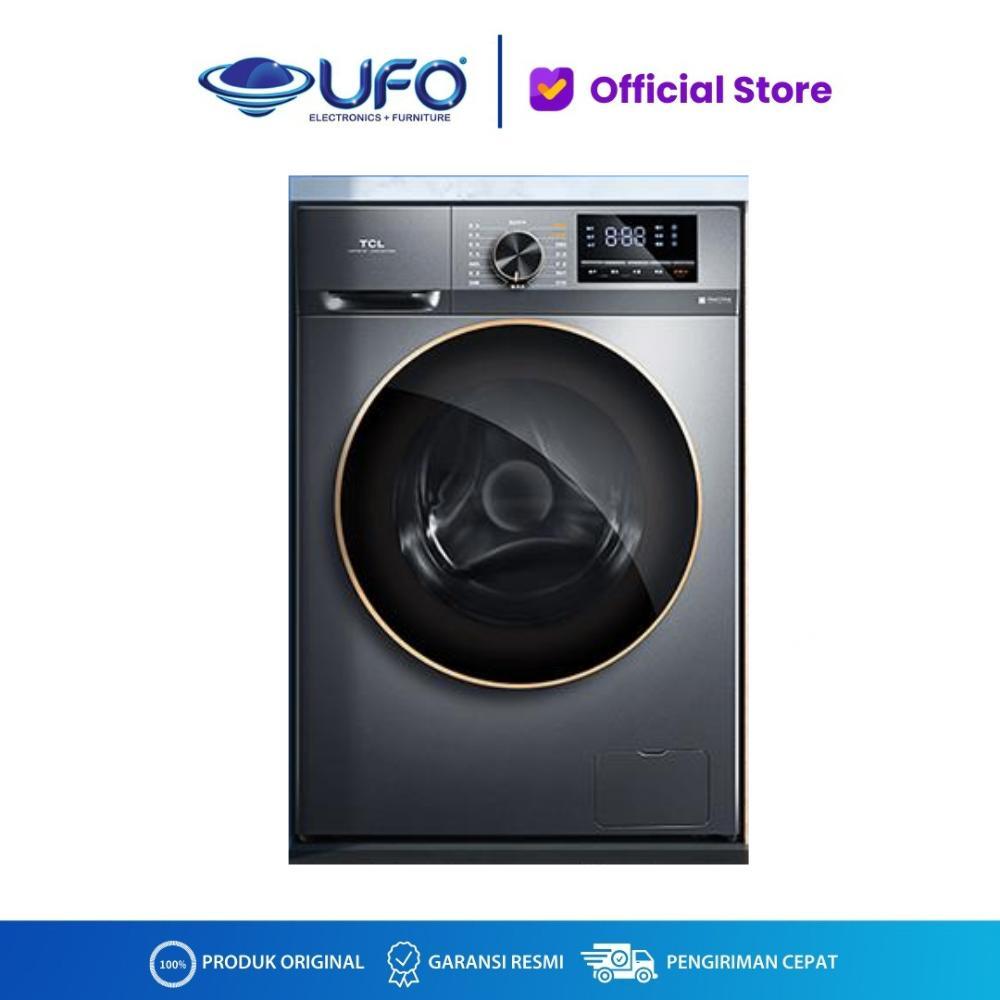 TCL MESIN CUCI TWF85-P11DG 1 TABUNG - FRONT LOADING INVERTER P11 8 KG