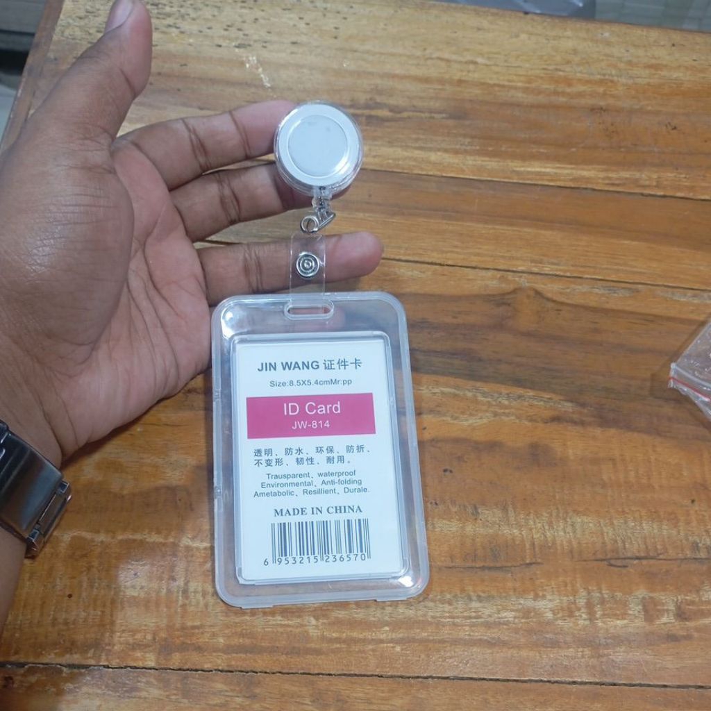 

tempat ID Card benning model mika untuk id card sekolah, kantor, PNS,dan Guru, karyawan