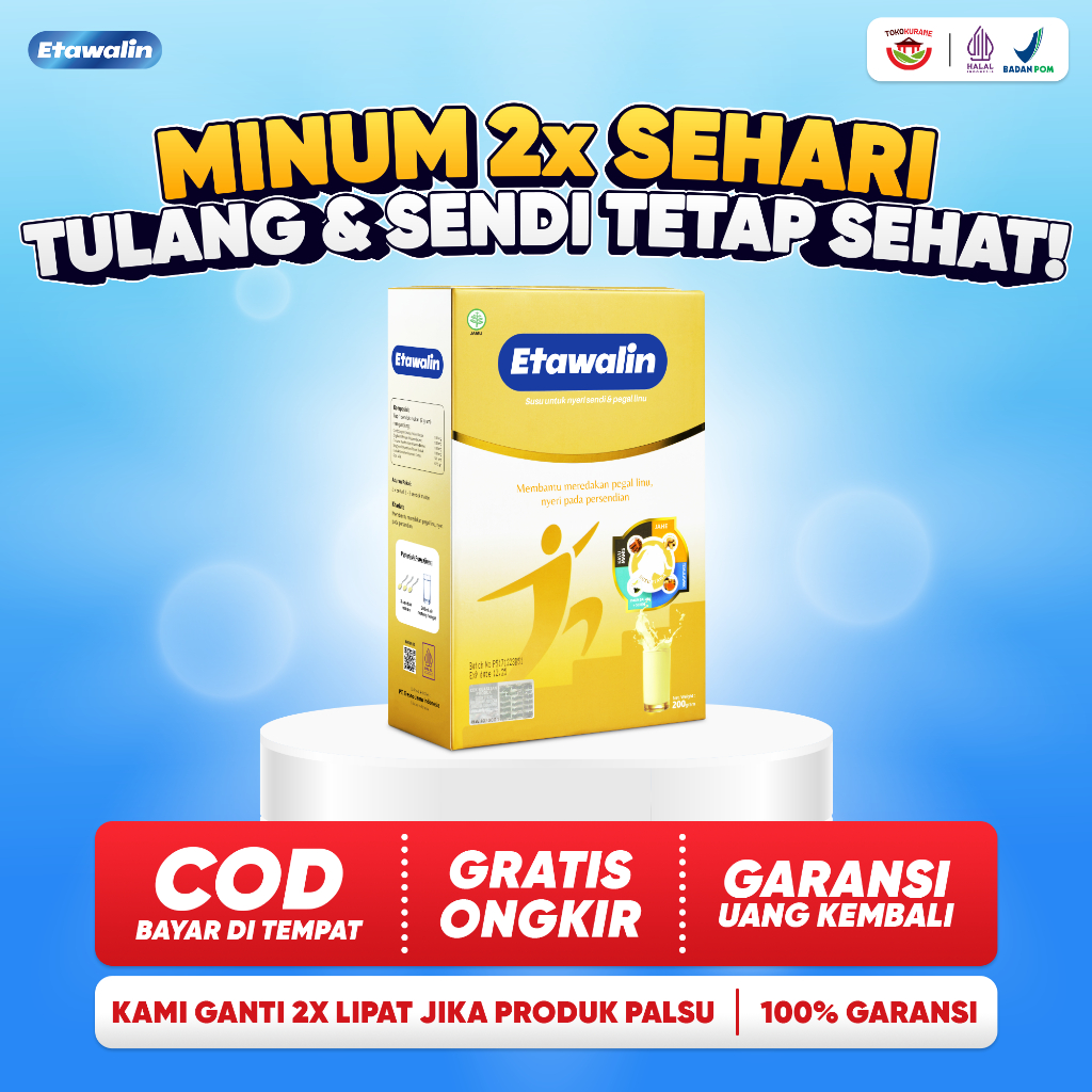 

Etawalin Susu Untuk Asam Urat Tulang Dan Nyeri Sendi 1 Box Asli Original